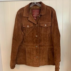 Eddie Bauer Suede Jacket L